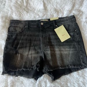 Black Jeans Shorts